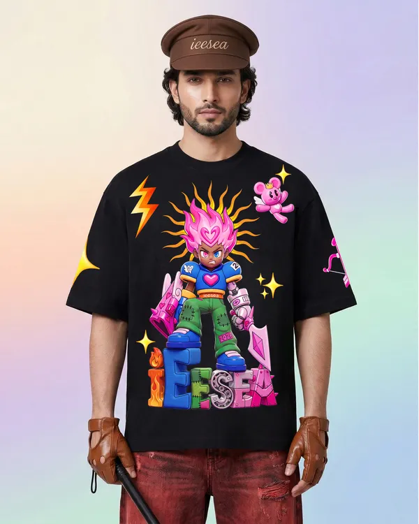 Black_Cotton_Graphic_Print_Oversized_T_Shirt_For_Men