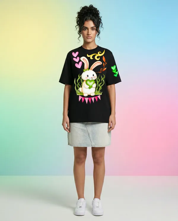 Black_Cotton_Graphic_Print_Oversized_T_Shirt_For_Women