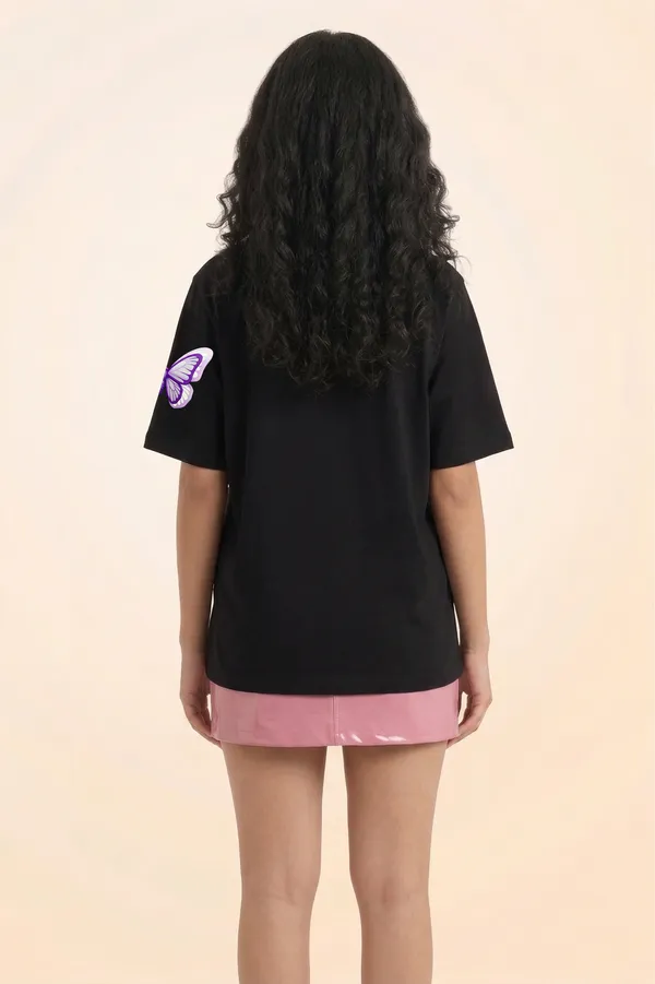 Black_Cotton_Bunny_Print_Oversized_T_Shirt_For_Women