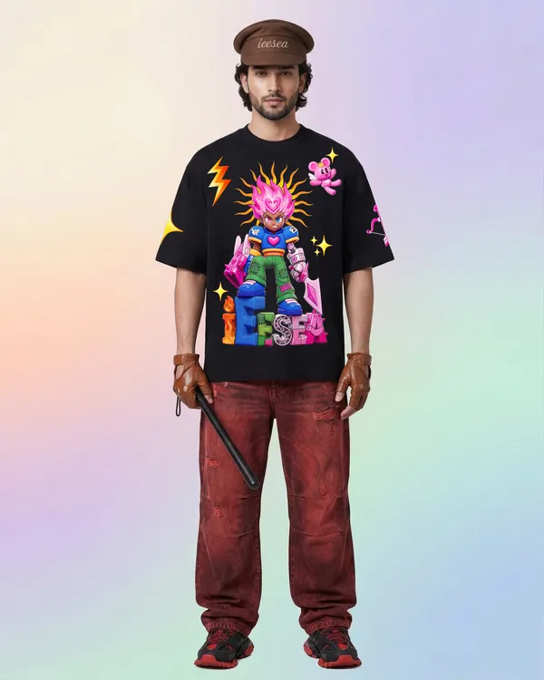 Black_Cotton_Graphic_Print_Oversized_T_Shirt_For_Men