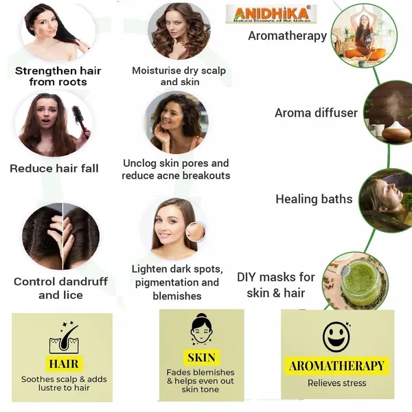 Anidhika_Thuja_Leaves_Leaf_Essential_Oil_Pure_Undiluted_Hair_Growth,Scalp,Dandruff,Skin