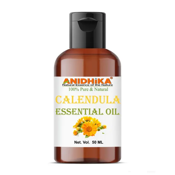 Anidhika_Calendula_Flower_Essential_Oil_Pure_Undiluted_Hair_Growth,Scalp,Dandruff,Skin