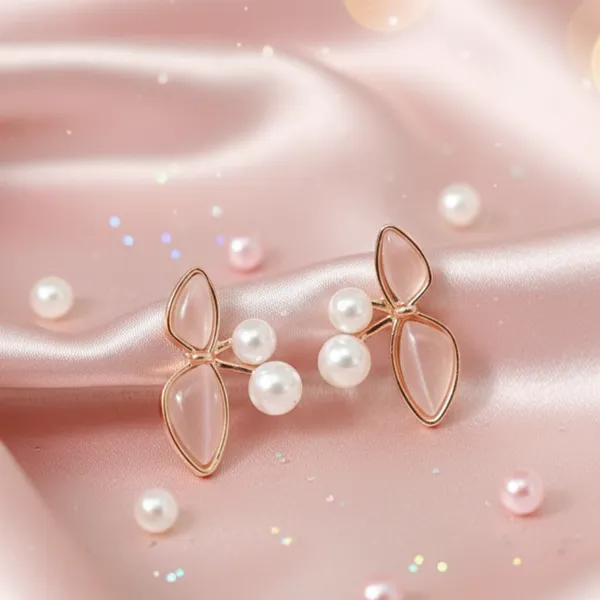 Rose_Gold_Floral_Crystal_Earrings_Elegant_Pink_Stone_Stud_Earrings_For_Women