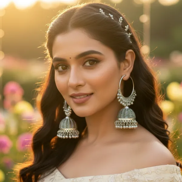 Oxidized_Silver_Jhumka_Earrings_With_Intricate_Detailing