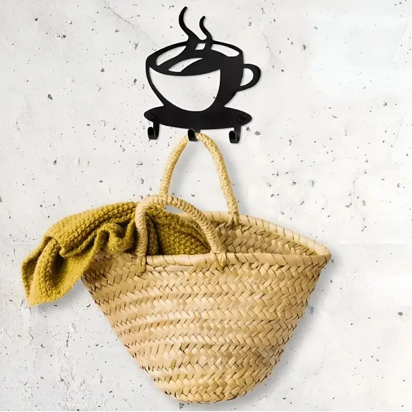 Coffee_Cup_Shaped_Wall_Mounted_Key_Holder
