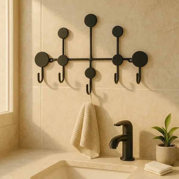 Nordic_Decorative_Wall_Mounted_Iron_Coat_Rack_Black_And_Golden_Black