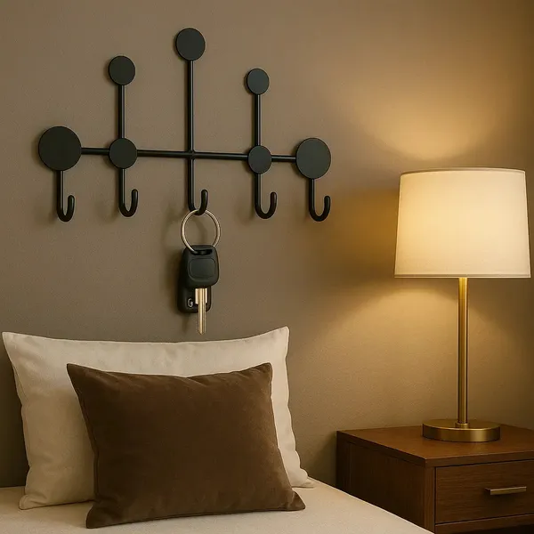 Nordic_Decorative_Wall_Mounted_Iron_Coat_Rack_Black_And_Golden_Black