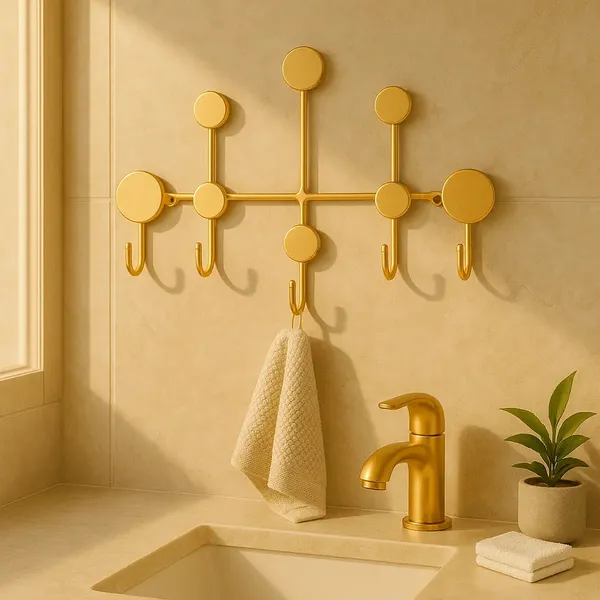 Nordic_Decorative_Wall_Mounted_Iron_Coat_Rack_Black_And_Golden_Black
