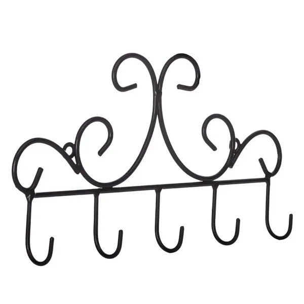 Punch_Free_Over_The_Door_Iron_Hook_Rack_5_Hooks_For_Clothes