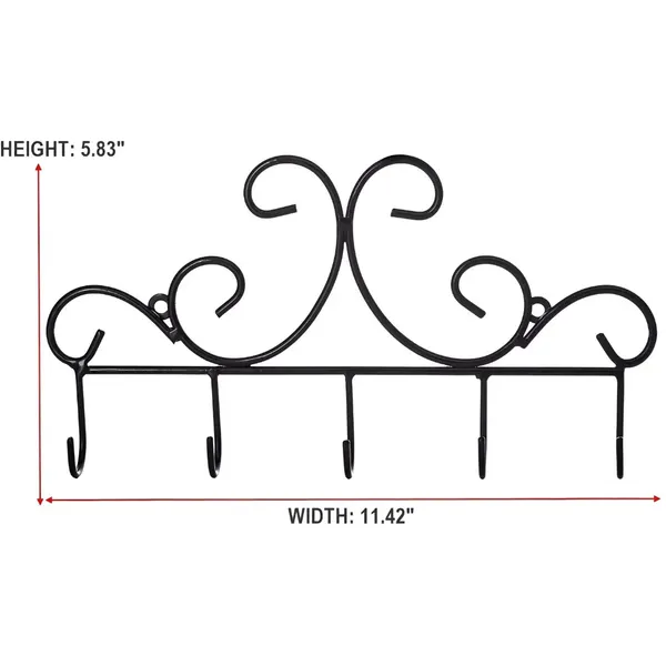 Punch_Free_Over_The_Door_Iron_Hook_Rack_5_Hooks_For_Clothes