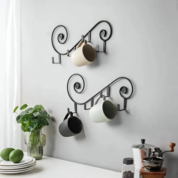 Wall_Mounted_Black_Metal_Mug_Rack