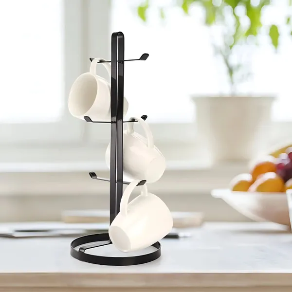 Decorum_Mug_Tree_Holder_Black_Metal_Coffee_Cup_Organizer_Rack_6_Hooks