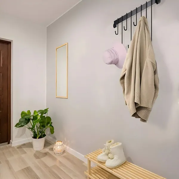 Decorum_Wall_Mounted_Wrought_Iron_Mug_Spoon_Holder_6_Hooks_Black_Finish