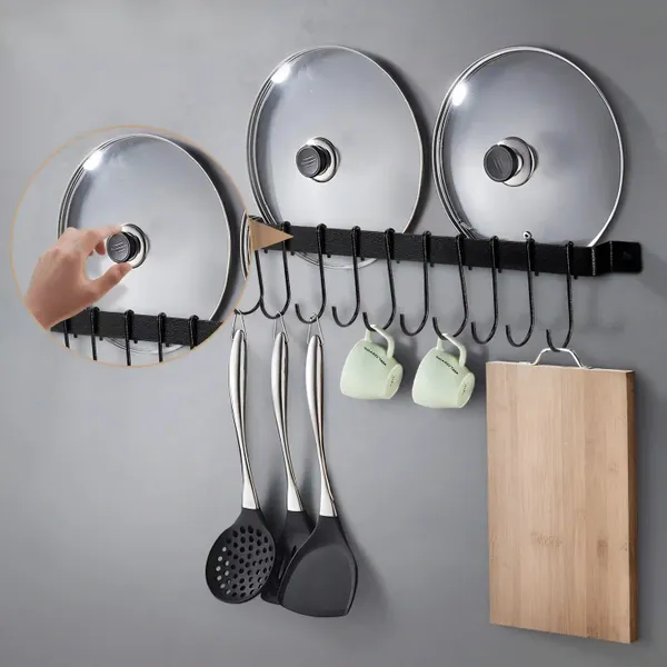 Decorum_Wall_Mounted_Iron_Kitchen_Rail_Utensil_Rack_With_10_S_Hooks_Black