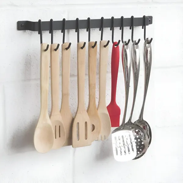 Decorum_Wall_Mounted_Iron_Kitchen_Rail_Utensil_Rack_With_10_S_Hooks_Black