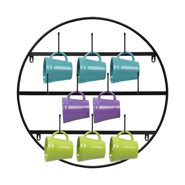 Wall_Mounted_Mug_Rack_With_4_Hook