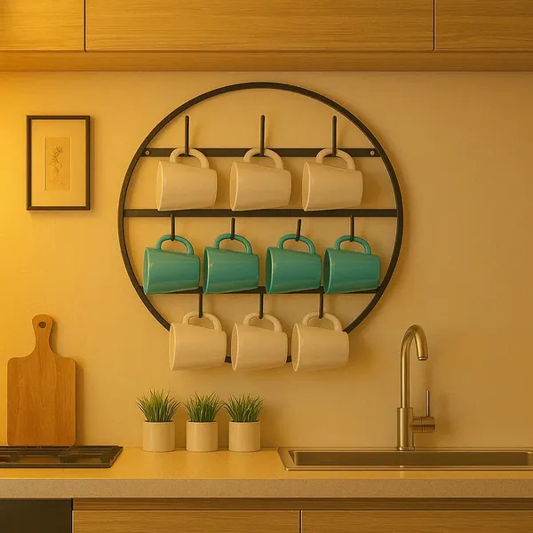 Wall_Mounted_Mug_Rack_With_4_Hook