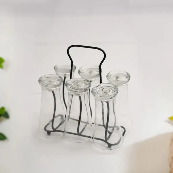 Decorum_Cast_Iron_Glass_Stand_6_Cup_Rectangle_Tumbler