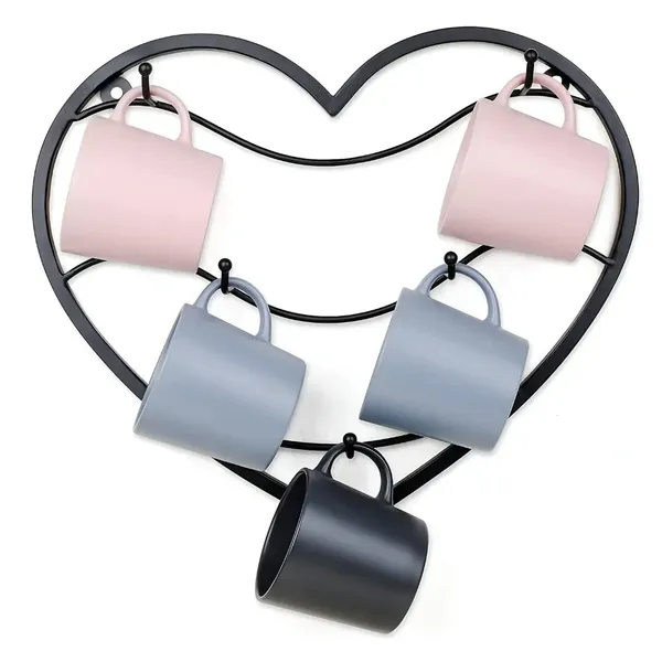 Heart_Shape_Wall_Mounted_Coffee_Mug_Rack