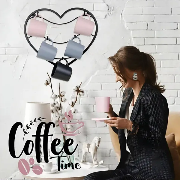 Heart_Shape_Wall_Mounted_Coffee_Mug_Rack