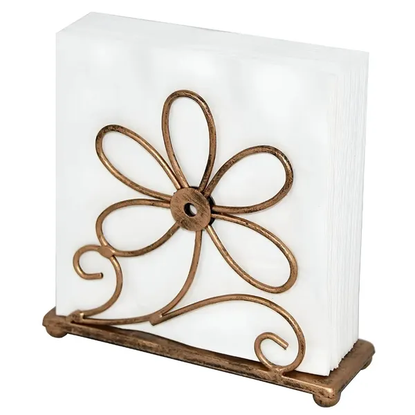 Golden_Petal_Tissue_Stand_Vintage_Flower_Design