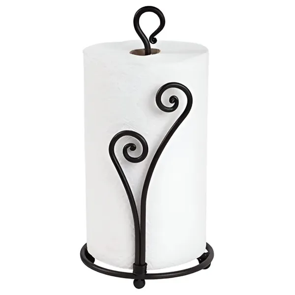 Countertop_Iron_Paper_Towel_Holder_Matte_Black