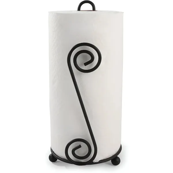 Scroll_Design_Metal_Paper_Towel_Holder