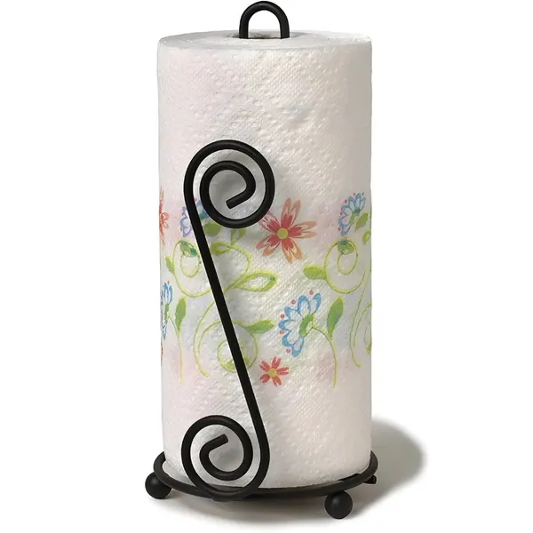 Scroll_Design_Metal_Paper_Towel_Holder