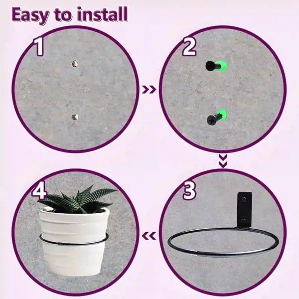 Greener_Wall_Planter_Ring_Hanger_6_Inch_Foldable_Wall_Mounted_Pot_Holder