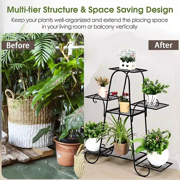 6_Tier_Metal_Plant_Stand_Multi_Tier_Flower_Pot_Holder_For_Balcony