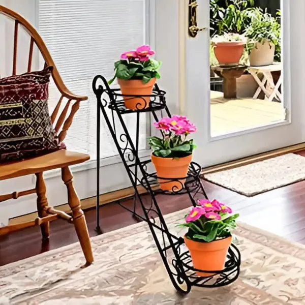 3_Step_Metal_Plant_Stand
