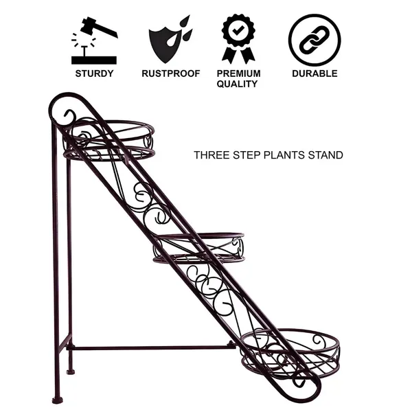 3_Step_Metal_Plant_Stand