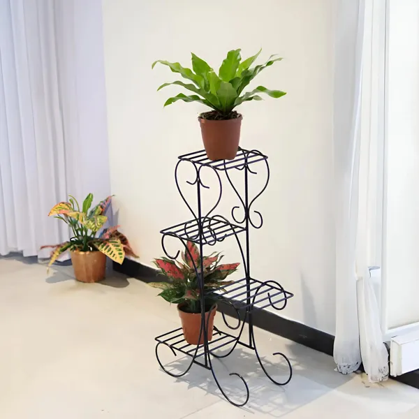 4_Pot_Metal_Plant_Stand_Multi_Level_Wrought_Iron