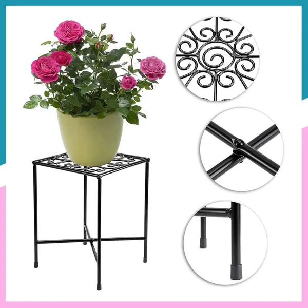 Art_Metal_Plant_Stand_Round_Flower_Pot