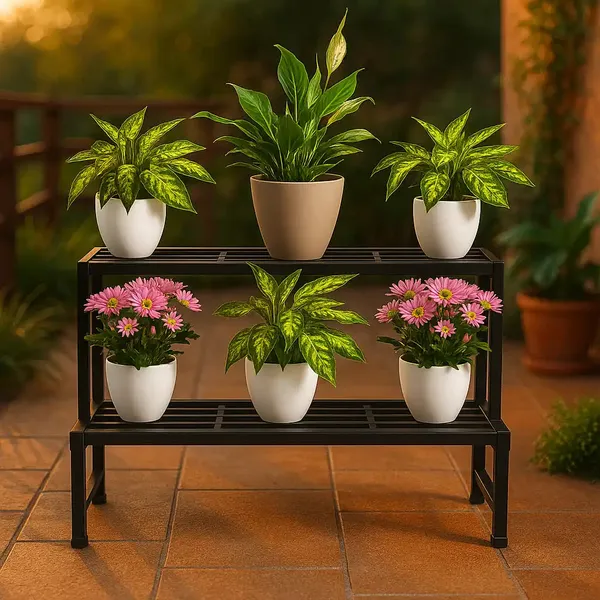 A_One_2_Step_Heavy_Duty_Garden_Plant_Stand