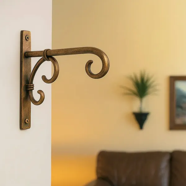 Metal_Plant_Hanger_Hook_Golden_Antique