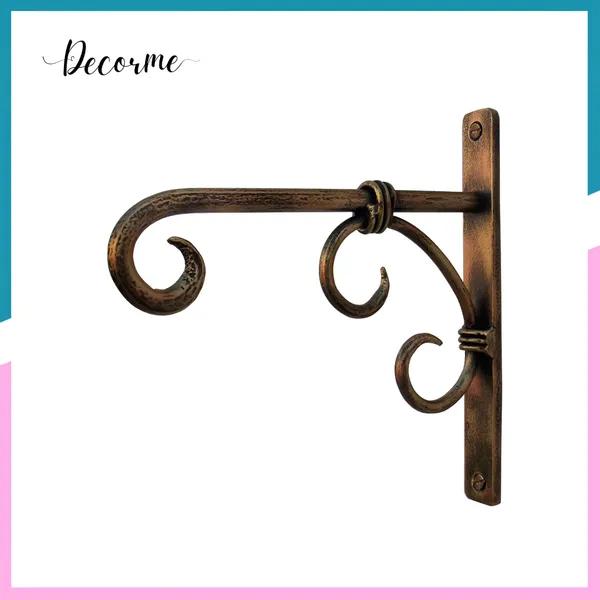Metal_Plant_Hanger_Hook_Golden_Antique