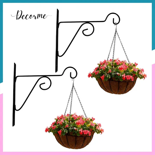 Decorum_Iron_Wall_Bracket_Hook_Black_Triangular_Design
