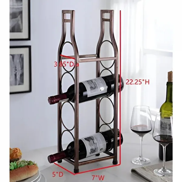 Decorum_4_Bottle_Wrought_Iron_Tabletop_Wine_Rack
