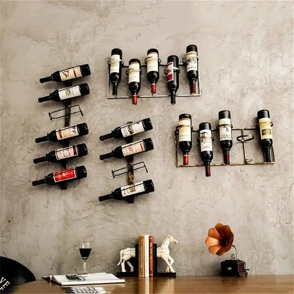 Wall_Mounted_4_Bottle_Wine_Rack_Bronze_Finish