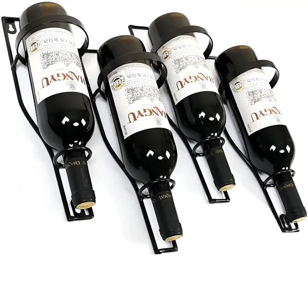 Black_Wrought_Iron_Wine_Rack_Wall_Mounted_Tabletop