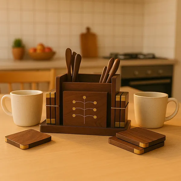 Rustic_Root_Pen_Coaster_Cradle