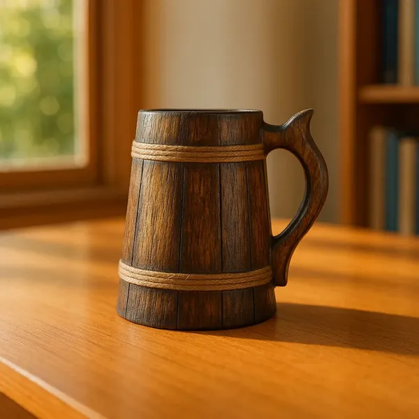 Decorum_Wooden_Warrior_Mug