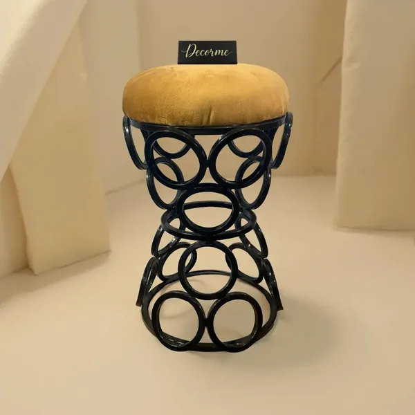 Premium_Circular_Iron_Stool_Mustard_Yellow