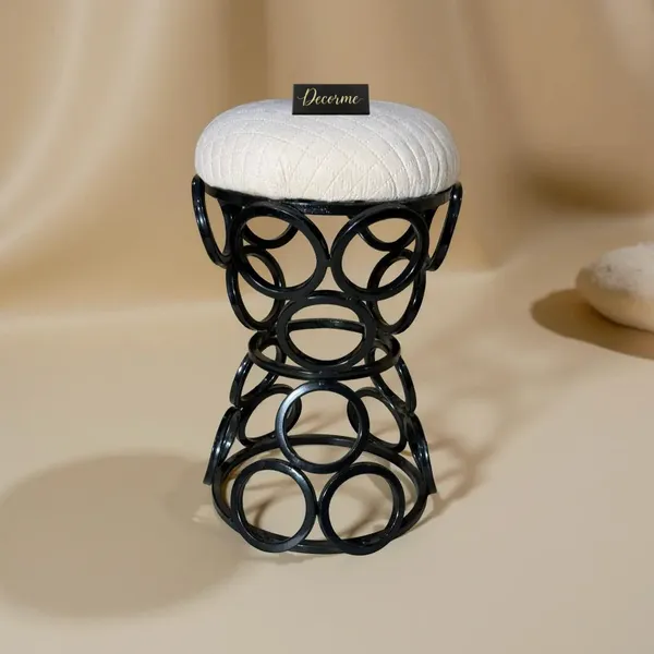 Premium_Circular_Iron_Stool_Warm_Ivory
