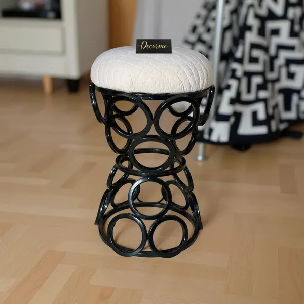 Premium_Circular_Iron_Stool_Warm_Ivory