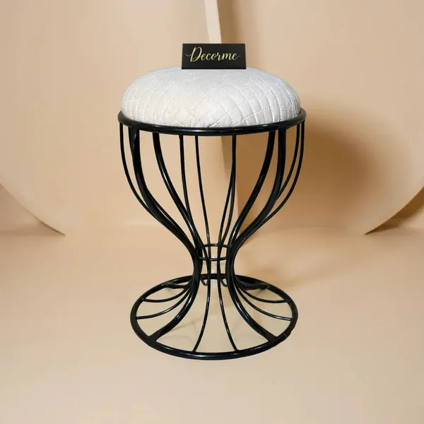 Elegant_Curved_Iron_Stool_Warm_Ivory