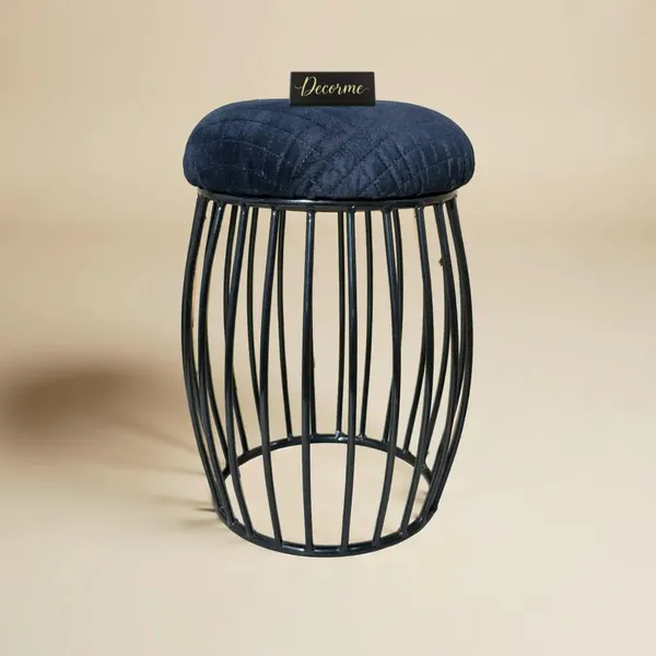 Contemporary_Vertical_Rod_Iron_Stool_Midnight_Blue