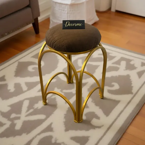 Golden_Arch_Design_Vanity_Stool_Warm_Ivory