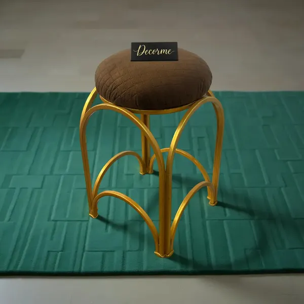 Golden_Arch_Design_Vanity_Stool_Warm_Ivory
